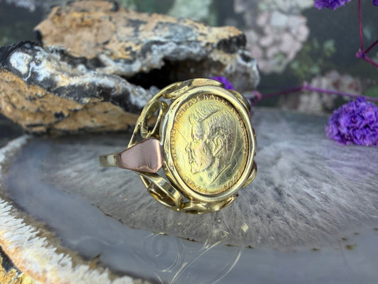 14 karaat gouden Kennedy muntring