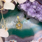 14 karaat gouden diamant hanger