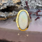 14 karaat gouden opaal ring