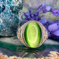 Zilveren ring met cat’s eye