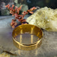 14 karaat gouden ring met robijntjes