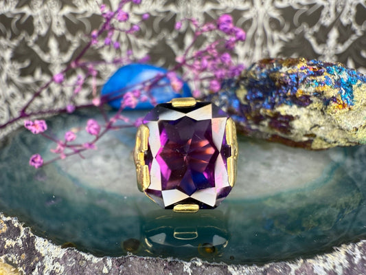 9 karaat ring met korund