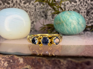 14 karaat gouden spinel ring