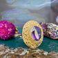 9 karaat ring met amethist