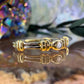 14 karaat geel- en witgouden ring met diamant