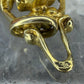 14 karaat gouden spinel hanger