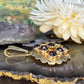 14 karaat gouden granaat hanger