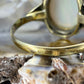 14 karaat gouden opaal ring