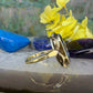 14 karaat gouden spinel ring