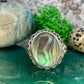 Zilveren ring met paua schelp