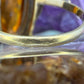 14 karaat gouden gele saffier ring