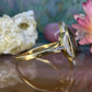 14 karaat gouden spinel ring