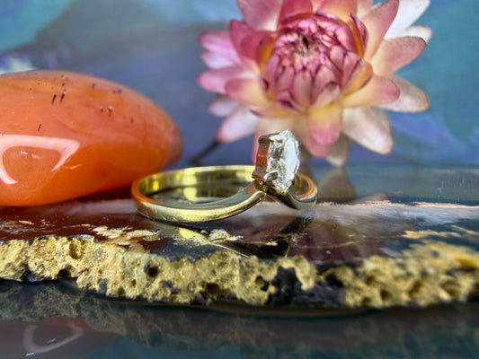 18 karaat gouden diamant ring