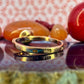 14 karaat gouden ring met roze diamant
