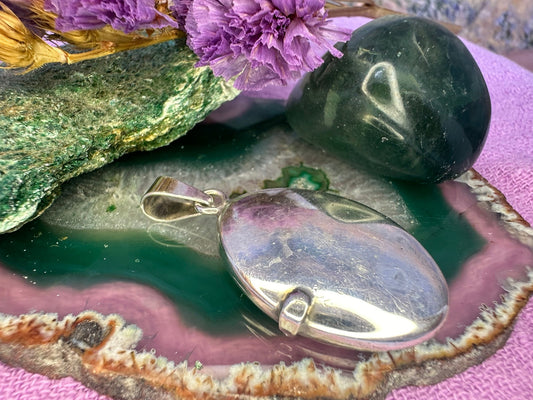 Zilveren medaillon locket