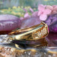 14 karaat gouden ring met robijn