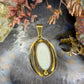 14 karaat gouden opaal hanger