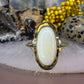 14 karaat gouden opaal ring