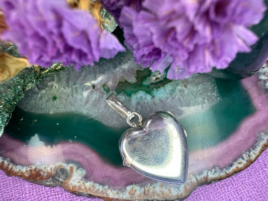 Zilveren medaillon locket