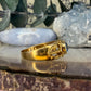 14 karaat gouden topaas ring