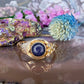 14 karaat gouden goudsteen ring