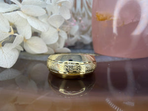 14 karaat gouden dome ring