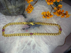 8 karaat robijn armband