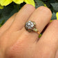 14 karaat gouden diamant ring