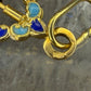 14 karaat gouden spinning cube hanger