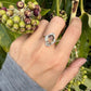 14 karaat gouden spinel ring
