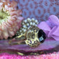 14 karaat gouden ring met granaat