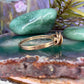 14 karaat gouden ring met robijn