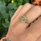18 karaat gouden Zeeuwse knop ring