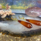 14 karaat gouden amber oorbellen