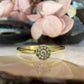 14 karaat gouden diamant ring