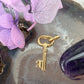 18 karaat gouden sleutel hanger