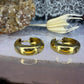 8 karaat chunky hoops