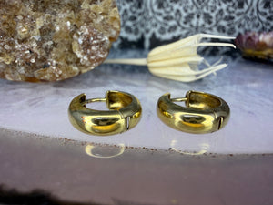 8 karaat chunky hoops