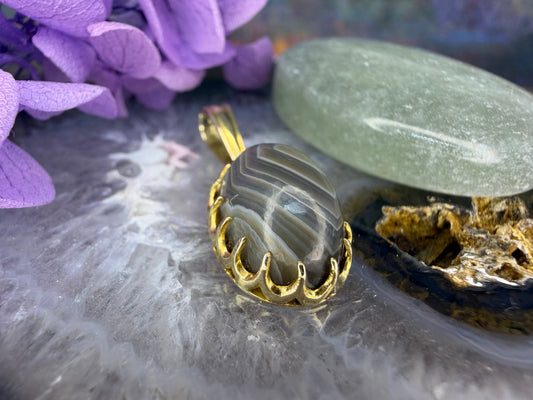 14 karaat gouden Botswana hanger