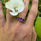 9 karaat amethist ring