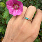 14 karaat gouden smaragd ring