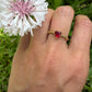 14 karaat gouden hart ring