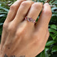 9 karaat roze topaas ring