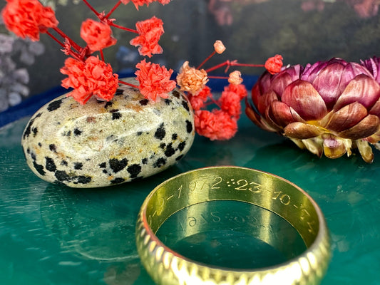 14 karaat gouden trouwring