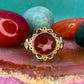 14 karaat gouden carneool ring