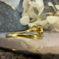 14 karaat gouden golf ring