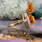 14 karaat gouden opaal ring