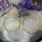 8 karaat hoops
