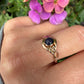 14 karaat gouden goudsteen ring