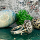Zilveren ring met paua schelp
